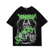 Load image into Gallery viewer, 2020 Fashion Trendy Clothing New Satanic Gothic Oversized Women T Shirt Graphic Tees Goth Tshirt Punk Streetwear Summer Top