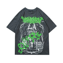 Load image into Gallery viewer, 2020 Fashion Trendy Clothing New Satanic Gothic Oversized Women T Shirt Graphic Tees Goth Tshirt Punk Streetwear Summer Top