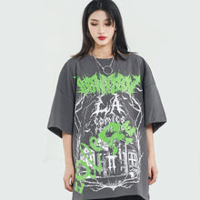 Load image into Gallery viewer, 2020 Fashion Trendy Clothing New Satanic Gothic Oversized Women T Shirt Graphic Tees Goth Tshirt Punk Streetwear Summer Top
