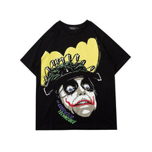 Load image into Gallery viewer, Joker Summer Top Graphic Tees Satan Horror Oversized Purple T Shirts Women Goth Couple Clothes Streetwear Gothic Clothing 2020
